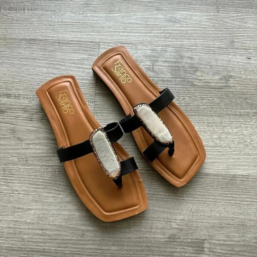 Franco Sarto Beautiful Stone Sandals 7.5
